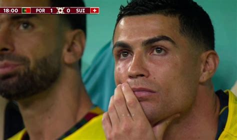 Ronaldo Reaction Spotted On Portugal Bench Seconds After Ramos Goal