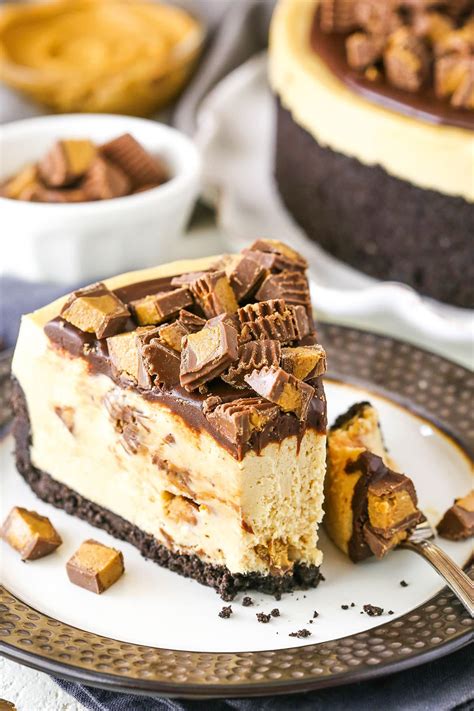 No Bake Reese S Peanut Butter Cheesecake Life Love And Sugar