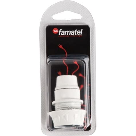 Famatel Portalamparas E Roscado Arandela Blanco Blister