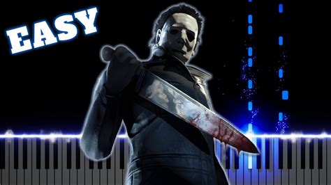 Halloween Theme Michael Myers Easy Piano Tutorial Youtube