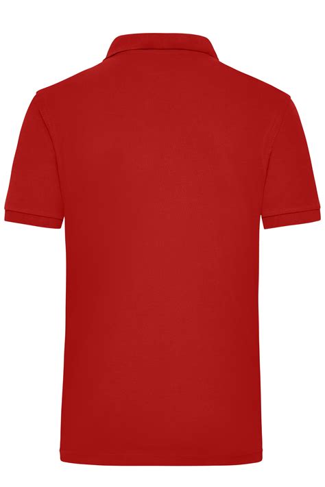 Homme Polo piqué homme manches courtes Rouge Daiber