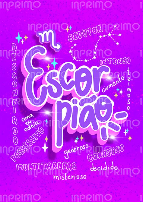 Escorpi O Comprar Em Inprimo Estampas