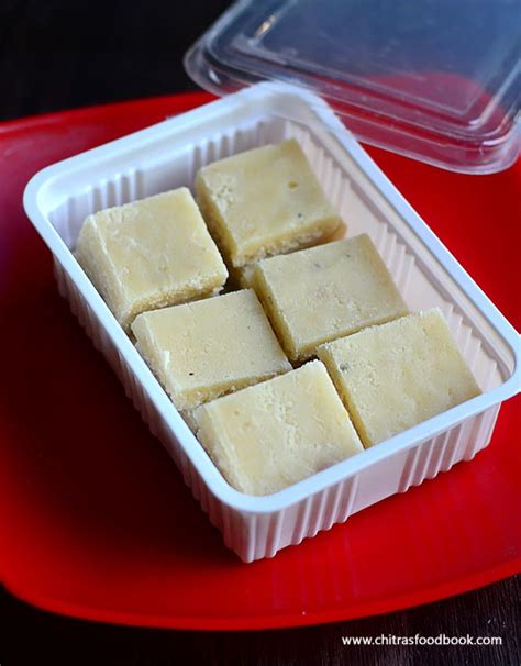 Badam Burfi Recipe With Milk Almond Burfi Recipe With Video Chitra