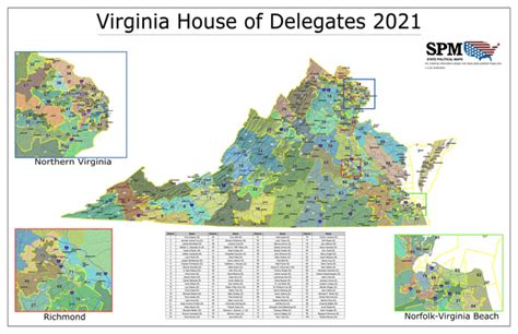 State Political Maps: Virginia