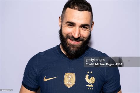 Karim Benzema Of France Poses During The Official Fifa World Cup