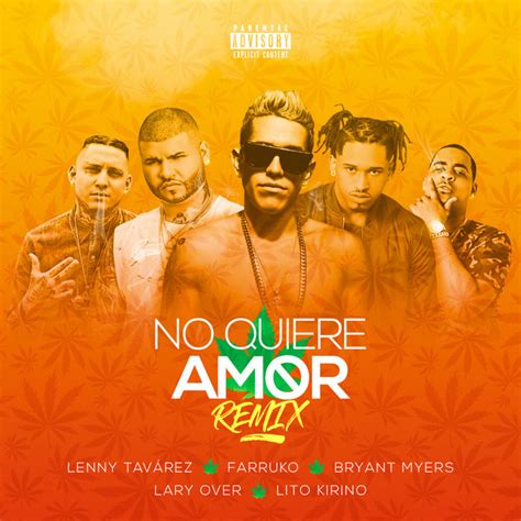 No Quiere Amor Remix música y letra de Lenny Tavárez Farruko