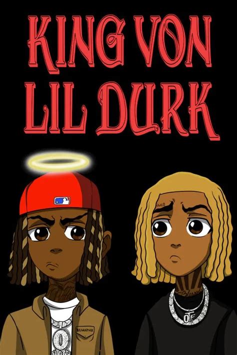 Download King Von And Lil Durk Cartoon Wallpaper | Wallpapers.com | Lil ...