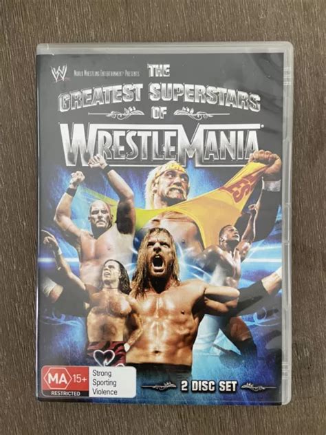 Wwe The Greatest Superstars Of Wrestle Mania Dvd Disc Set