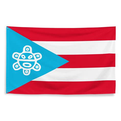 Puerto Rico Taíno Sun God Sol De Jayuya Revolutionary Lares Flag 3x5 Etsy