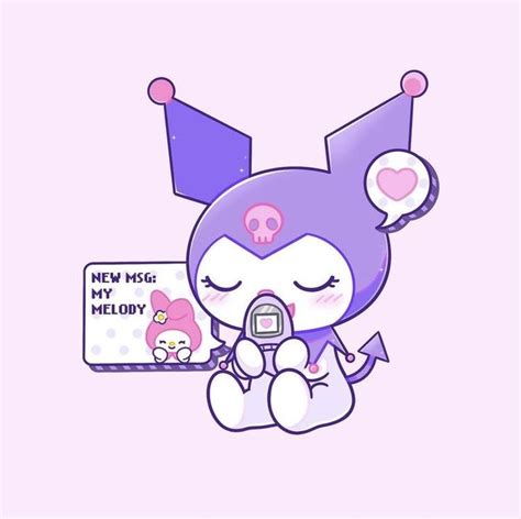 Kuromi ♡ My Melody ♡ Sanrio ♡ Kuromi X My Melody Icon ♡ Pfp ♡ Cute