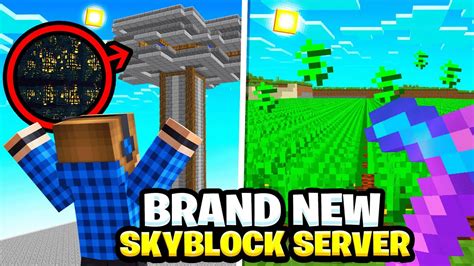 Brand New Op Skyblock Server Minecraft Skyblock Fadecloud Youtube