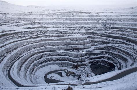 Udachny Diamond Mine Siberia Mina Diamond Mines Source Of