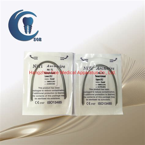 Soe Orthodontic Thermal Active Archwires Round Size Dental Materials