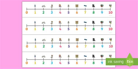 0 10 Number Line Toys Teacher Made Twinkl