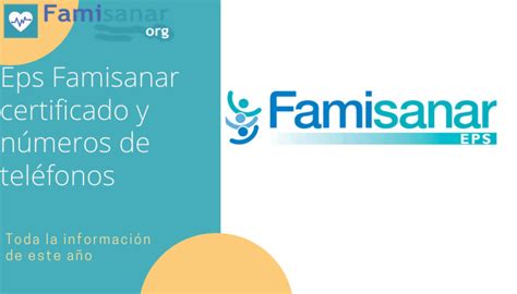 Certificado De Famisanar C Mo Obtenerlo Descargarlo Y M S