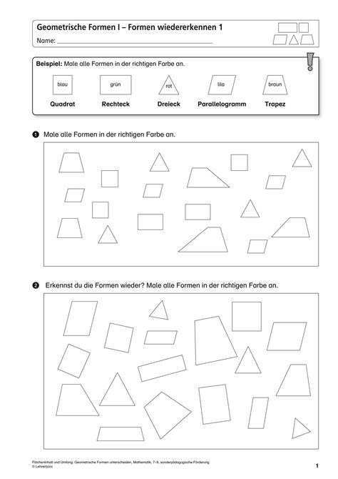 Geometrische Formen Fl Chen Mathematik Dreieck Rechteck Quadrat