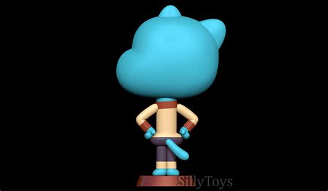 Archivo 3d Gumball Watterson El Asombroso Mundo De Gumball 🐱・diseño