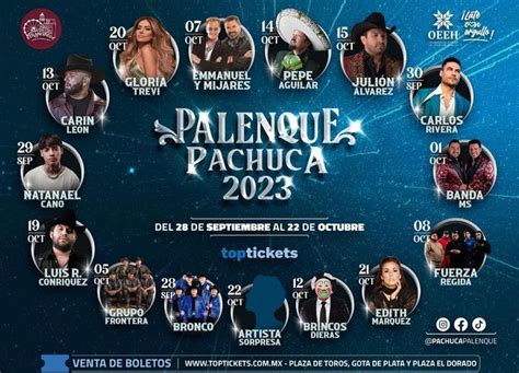 Presentan Cartel Del Palenque De La Feria Expo Pachuca 2023 Diario