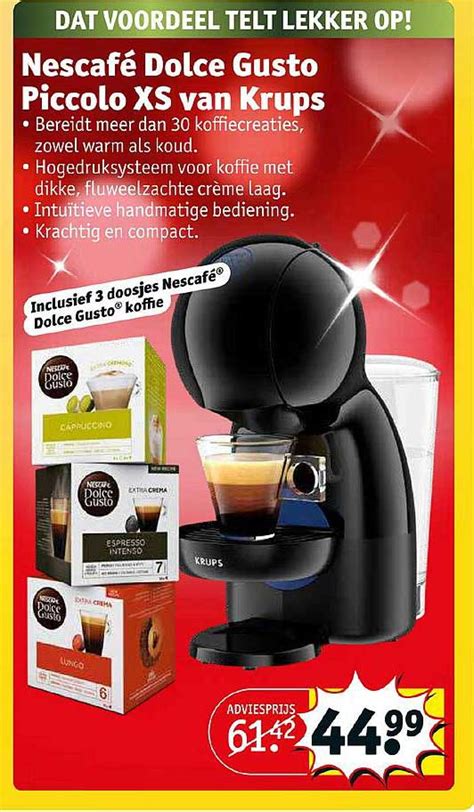 Nescaf Dolce Gusto Piccolo Xs Van Krups Aanbieding Bij Kruidvat