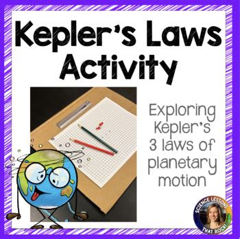 Kepler S Laws Of Planetary Motion Activity By Science Lessons That Rock