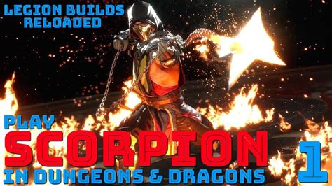 Play Scorpion In Dungeons And Dragons Mortal Kombat Dandd 5e Builds Part