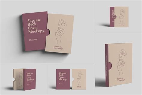 Slipcase Book Cover Mockups