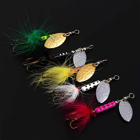 Buy Pcs Fishing Lure Spinner Sequin Lure Fishing Bait For Bass Trout