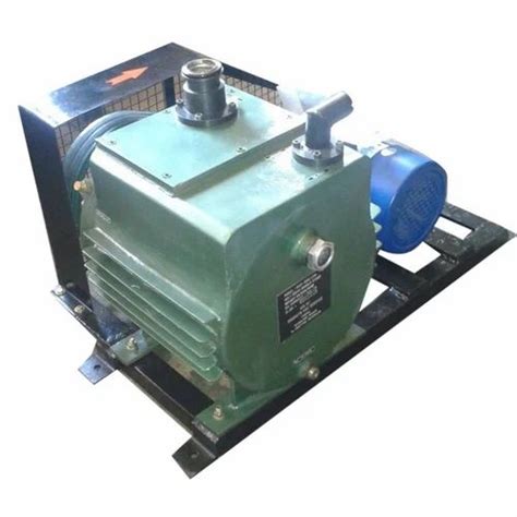 Single Stage Belt Drive Vacuum Pump Flow Rate M Hp At