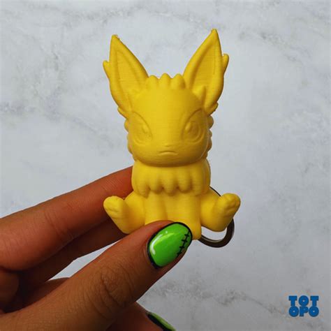 1x Llavero Eevee Jolteon 3D TOTOPO