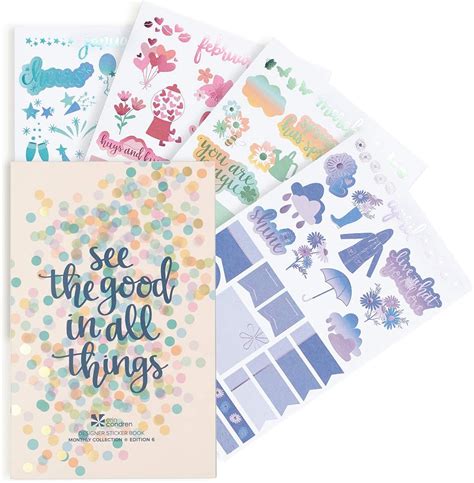 Buy Erin Condren Designer Desk Accessories Monthly Sticker Book