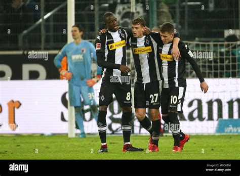 Moenchengladbach Germany 20th Jan 2018 Thorgan Hazard 1st R Of