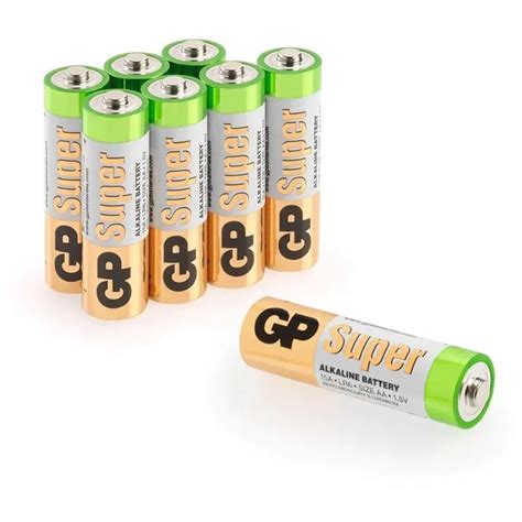 GP Batteries Super Alkaline Batterie AAA Micro 1 5V 8er Blister