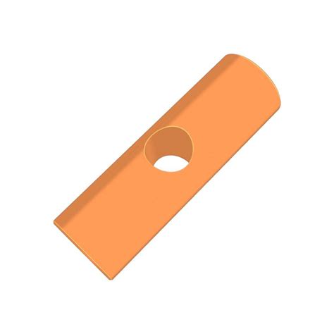 Fasteners Nuts Threaded Barrel Symmetric Through Hole Center