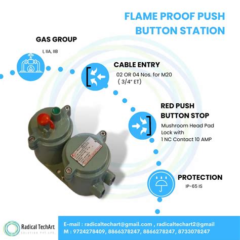 Patco A Flame Proof Push Button Station For Industrial At Rs In