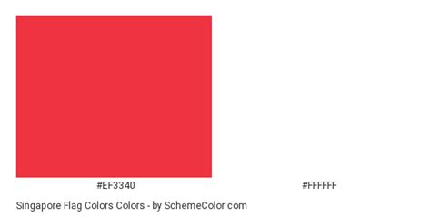 Singapore Flag Colors » Country Flags » SchemeColor.com