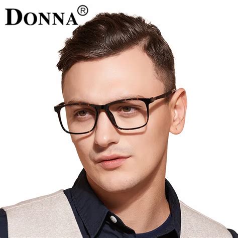 Donna TR90 Men Glasses Frame Vintage Optical Myopia Designer Clear ...