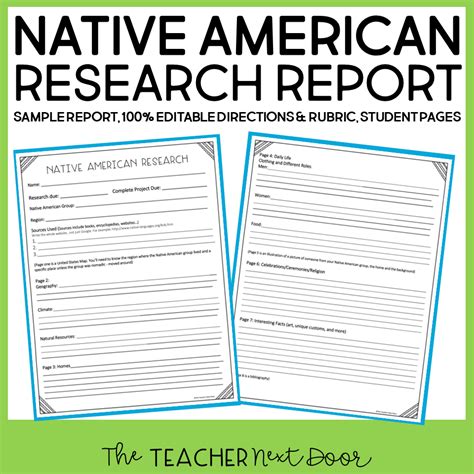 State Report Rubric Elementary