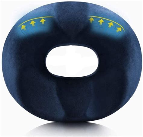 Casewin Donut Pillow Hemorrhoid Tailbone Cushion Blue Seat Cushion