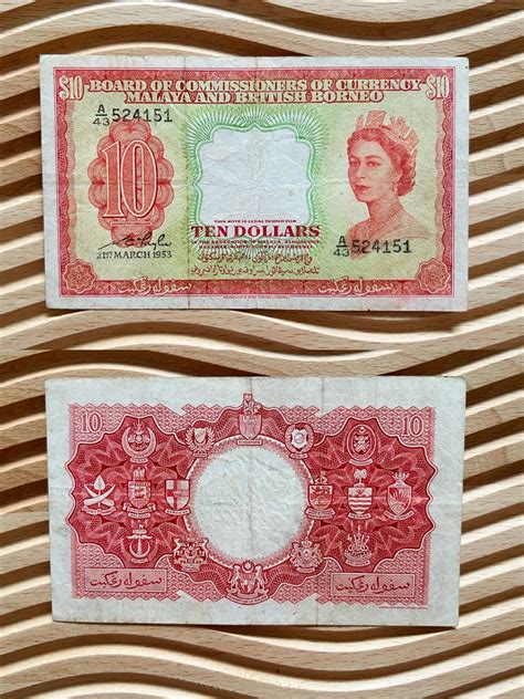 Malaya And British Borneo Queen Elizabeth Ii Dollars Hobbies