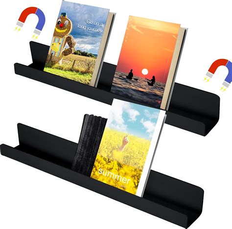 Amazon XIHIRCD 2pcs Magnetic Book Shelf Acrylic Magnetic