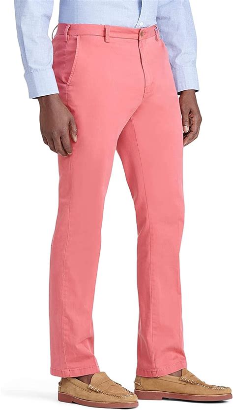 Izod Mens Saltwater Stretch Flat Front Fit Chino Pant At Amazon Mens