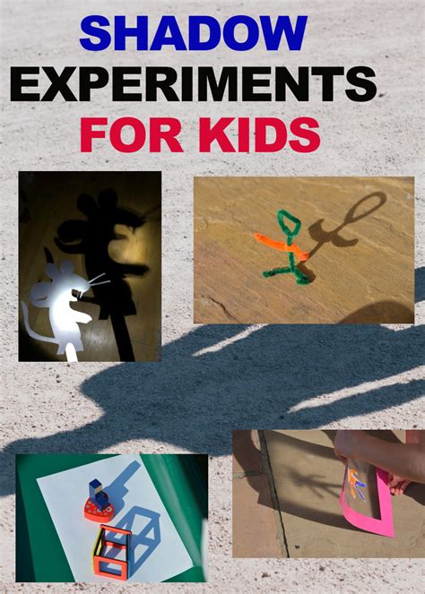 Shadow Experiments And Activities For Kids Shadow Experiments Shadow