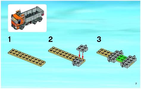 LEGO Instructions For Set 4434 Dump Truck City Great Vehicles