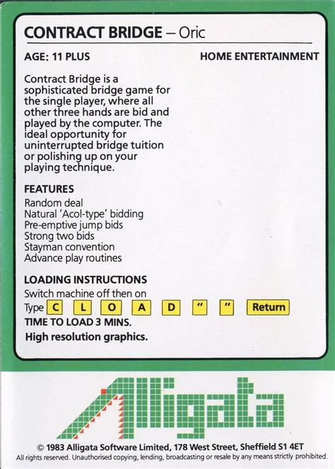 Contract Bridge Images - LaunchBox Games Database