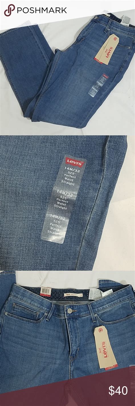 Levis 525 Perfect Waist Jeans Size 14m 32 Levi Jeans Size Jeans