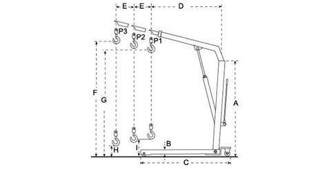 Grue D Atelier Hydraulique Pliable T Espace Equipement