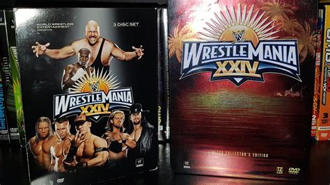 WWE WrestleMania 24 DVD Tin Review YouTube