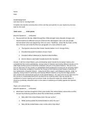 2 19Part2 Docx Name Date Graded Assignment Unit Test Part 2