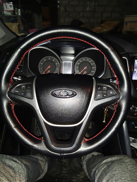 Новенький чехол на руль — Chery Tiggo 5, 2 л, 2014 года | аксессуары ...