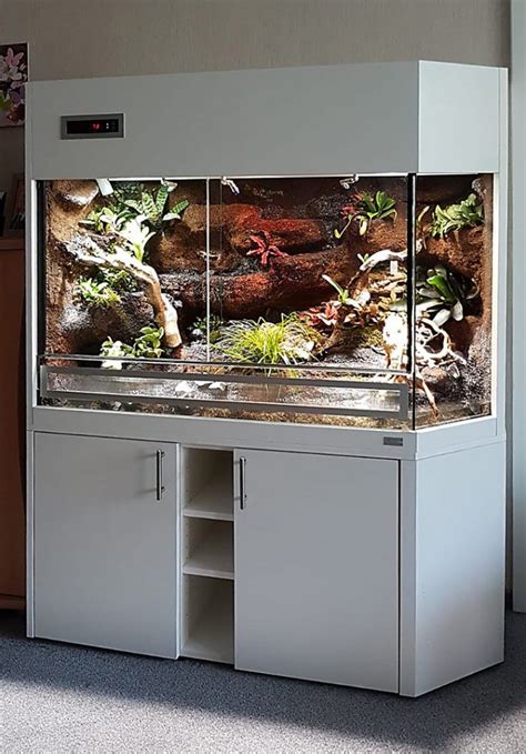 Terrarium für Pfeilgiftfrösche Typ P03 mit Panoramaecke Reptilien